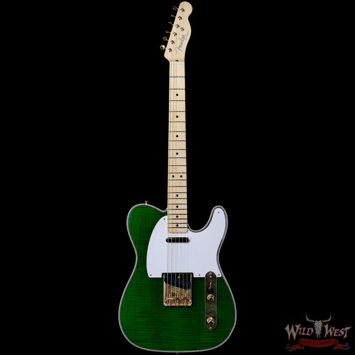 Fender Custom Shop Austin MacNutt Masterbuilt Green Pine Telecaster Deluxe Closet Classic Josefina Pickups 7.20 lbs - Image 3