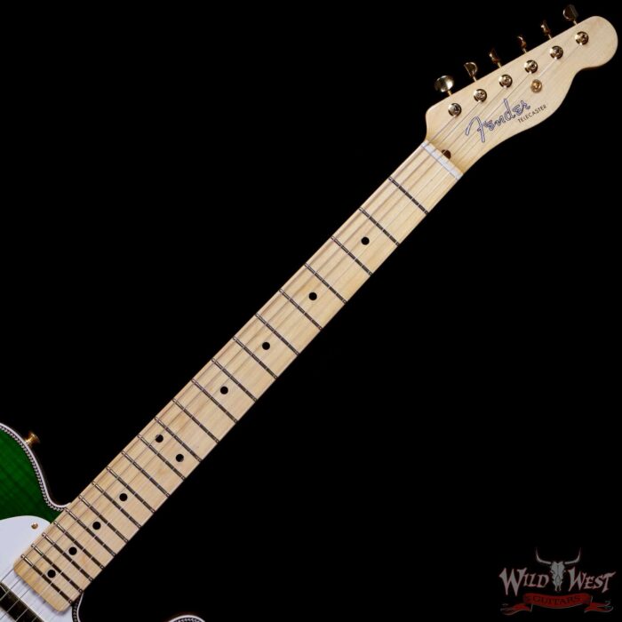 Fender Custom Shop Austin MacNutt Masterbuilt Green Pine Telecaster Deluxe Closet Classic Josefina Pickups 7.20 lbs - Image 4