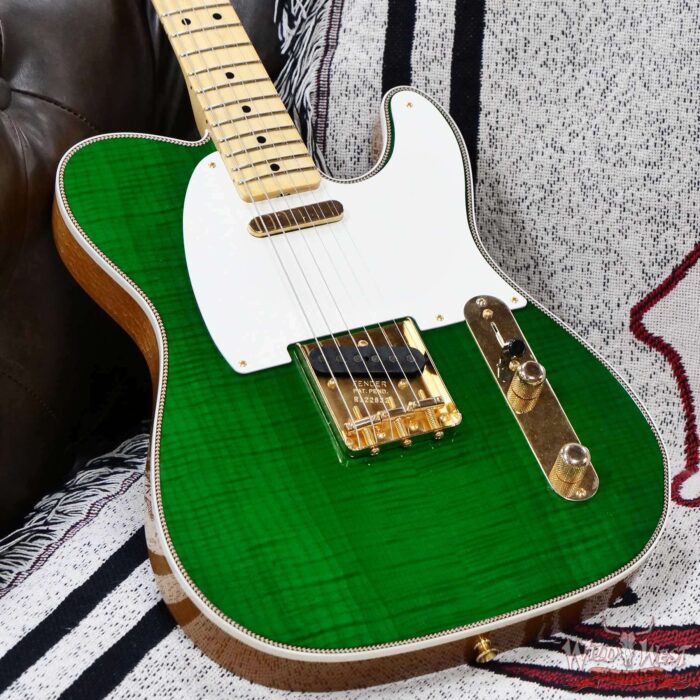 Fender Custom Shop Austin MacNutt Masterbuilt Green Pine Telecaster Deluxe Closet Classic Josefina Pickups 7.20 lbs - Image 8