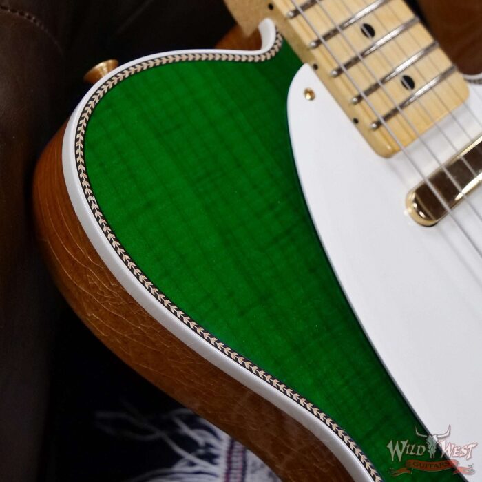 Fender Custom Shop Austin MacNutt Masterbuilt Green Pine Telecaster Deluxe Closet Classic Josefina Pickups 7.20 lbs - Image 9
