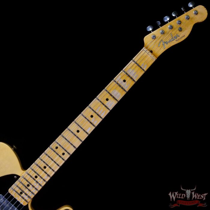 Fender Custom Shop Austin MacNutt Masterbuilt 1952 Telecaster HS Hand-Wound Pickup Heavy Relic Nocaster Blonde - Image 4