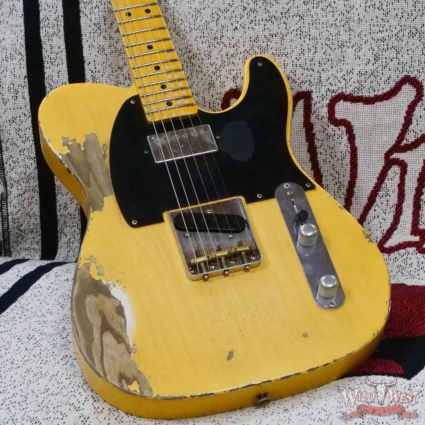 fendercs-mbam-r124633-d3__wwg.jpg Fender Custom Shop Austin MacNutt Masterbuilt 1952 Telecaster HS Hand-Wound Pickup Heavy Relic Nocaster Blonde - Image 8