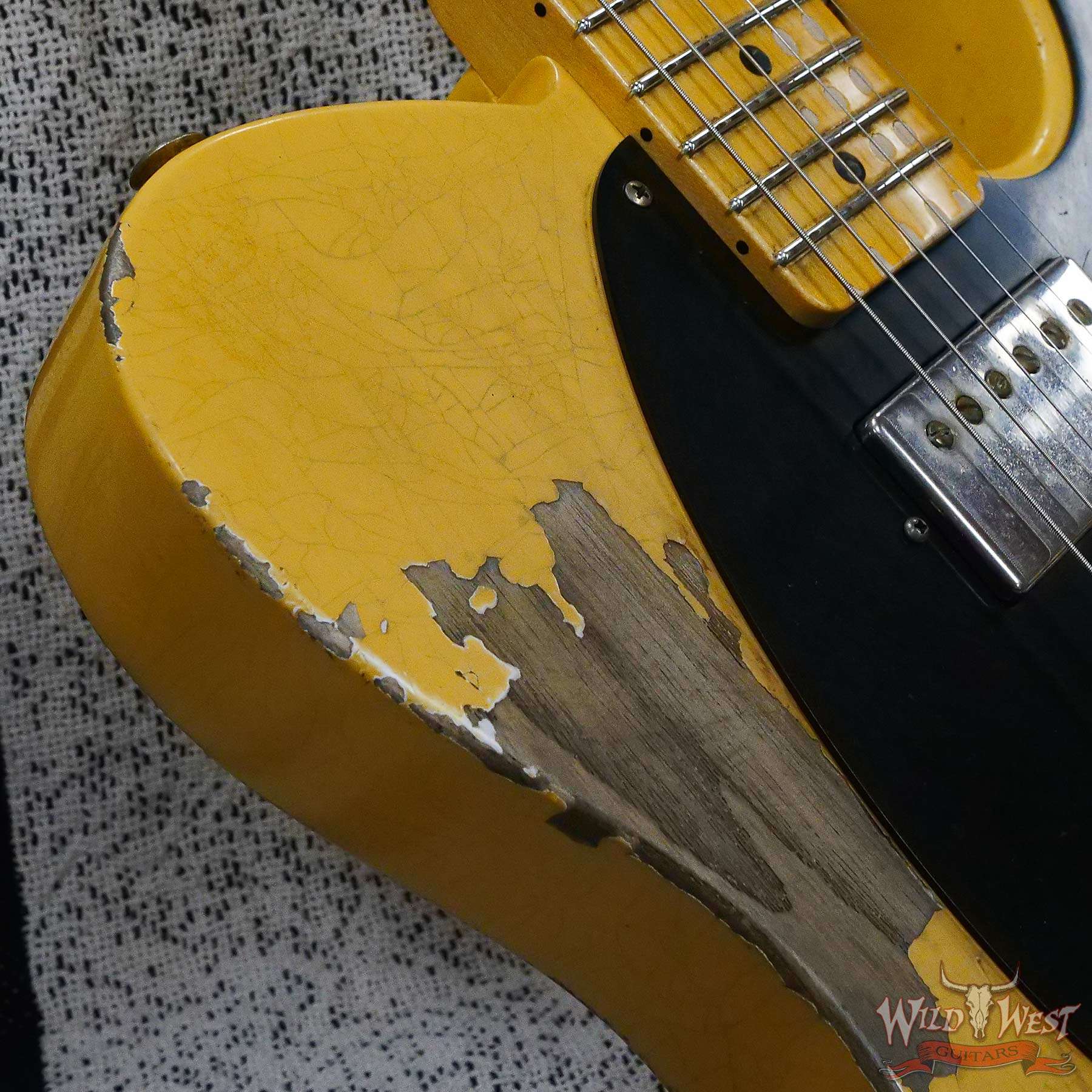 fendercs-mbam-r124633-d5__wwg.jpg Fender Custom Shop Austin MacNutt Masterbuilt 1952 Telecaster HS Hand-Wound Pickup Heavy Relic Nocaster Blonde - Image 10