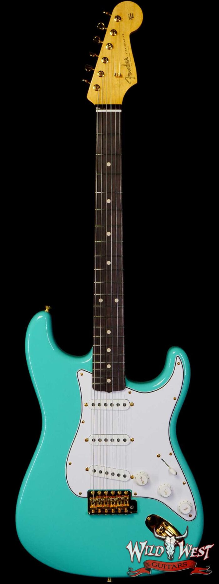 Fender Custom Shop Austin MacNutt Masterbuilt 1960 Stratocaster NOS Sea Foam Green with Gold Hardware - Image 1