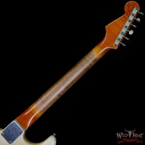 Fender Custom Shop 2021 Summer Event Tony Corona Apprentice Masterbuilt 1960 Stratocaster Josefina Hand-Wound Pickups 3A Flame Neck Heavy Relic Vintage White - Image 5