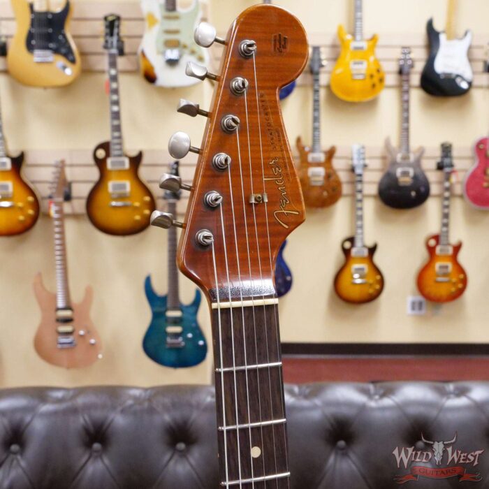 Fender Custom Shop 2021 Summer Event Tony Corona Apprentice Masterbuilt 1960 Stratocaster Josefina Hand-Wound Pickups 3A Flame Neck Heavy Relic Vintage White - Image 7