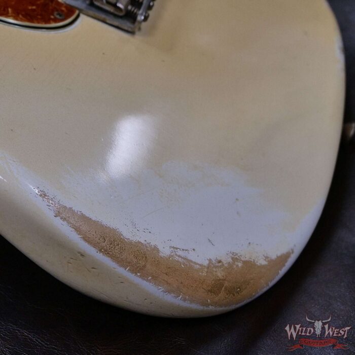 Fender Custom Shop 2021 Summer Event Tony Corona Apprentice Masterbuilt 1960 Stratocaster Josefina Hand-Wound Pickups 3A Flame Neck Heavy Relic Vintage White - Image 9