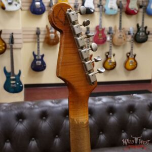 Fender Custom Shop 2021 Summer Event Tony Corona Apprentice Masterbuilt 1960 Stratocaster Josefina Hand-Wound Pickups 3A Flame Neck Heavy Relic Vintage White - Image 11