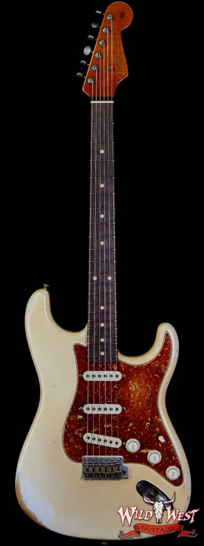Fender Custom Shop 2021 Summer Event Tony Corona Apprentice Masterbuilt 1960 Stratocaster Josefina Hand-Wound Pickups 3A Flame Neck Heavy Relic Vintage White - Image 1