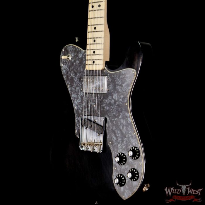 Fender Custom Shop Chris Fleming Masterbuilt 1972 Telecaster Custom Maple Fingerboard Closet Classic Black - Image 2