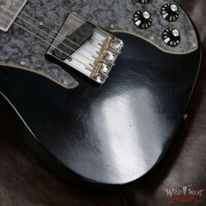 Fender Custom Shop Chris Fleming Masterbuilt 1972 Telecaster Custom Maple Fingerboard Closet Classic Black - Image 8