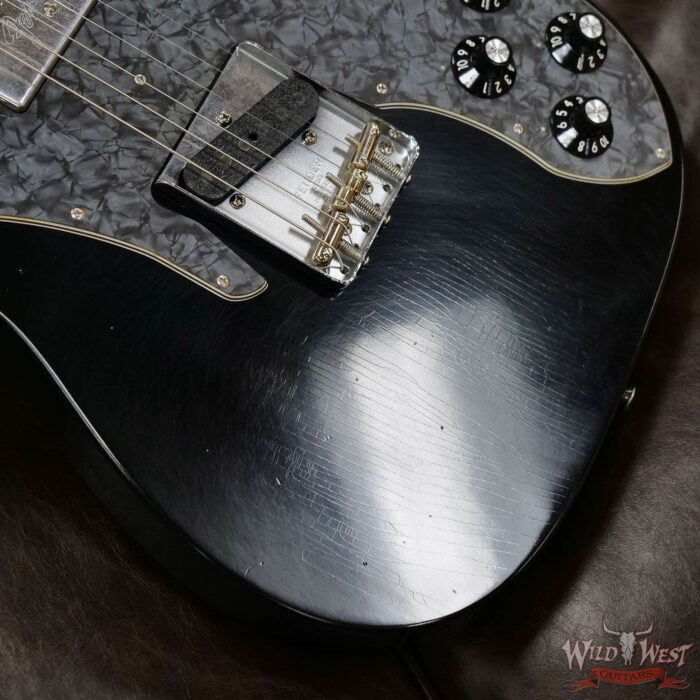 Fender Custom Shop Chris Fleming Masterbuilt 1972 Telecaster Custom Maple Fingerboard Closet Classic Black - Image 8