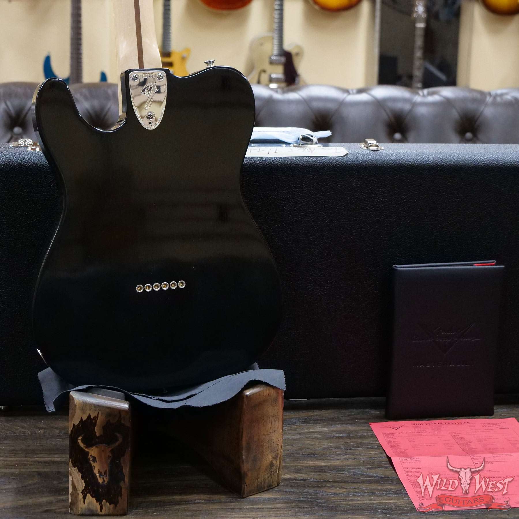 fendercs-mbcf-1972telecustomcc-r00246-d5__wwg.jpg Fender Custom Shop Chris Fleming Masterbuilt 1972 Telecaster Custom Maple Fingerboard Closet Classic Black - Image 11