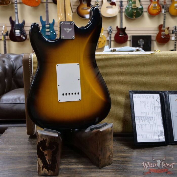 Fender Custom Shop Chris Fleming Masterbuilt 1956 Stratocaster Closet Classic 11/56 Neck 2 Tone Sunburst Loretta Hand-Wound Pikcups - Image 12