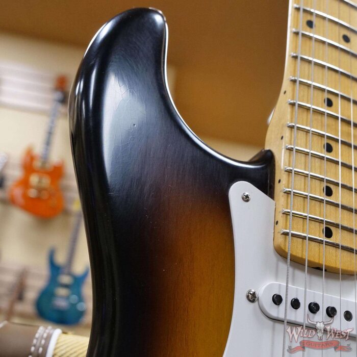 Fender Custom Shop Chris Fleming Masterbuilt 1956 Stratocaster Closet Classic 11/56 Neck 2 Tone Sunburst Loretta Hand-Wound Pikcups - Image 9