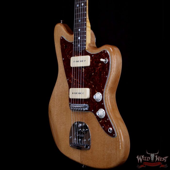 Fender Custom Shop Chris Fleming Masterbuilt P-90 Korina Jazzmaster NOS Brazilian Rosewood Fingerboard Natural - Image 2