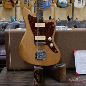 Fender Custom Shop Chris Fleming Masterbuilt P-90 Korina Jazzmaster NOS Brazilian Rosewood Fingerboard Natural - Image 8