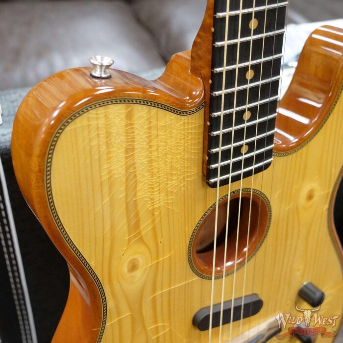 Fender Custom Shop Chris Fleming Masterbuilt Knotty Acoustasonic Telecaster Deluxe Closet Classic - Image 9