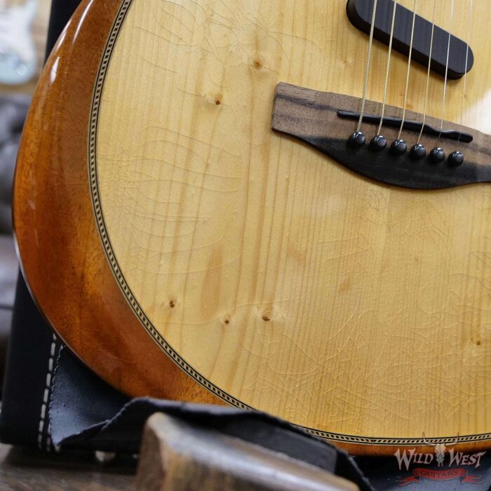 Fender Custom Shop Chris Fleming Masterbuilt Knotty Acoustasonic Telecaster Deluxe Closet Classic - Image 10