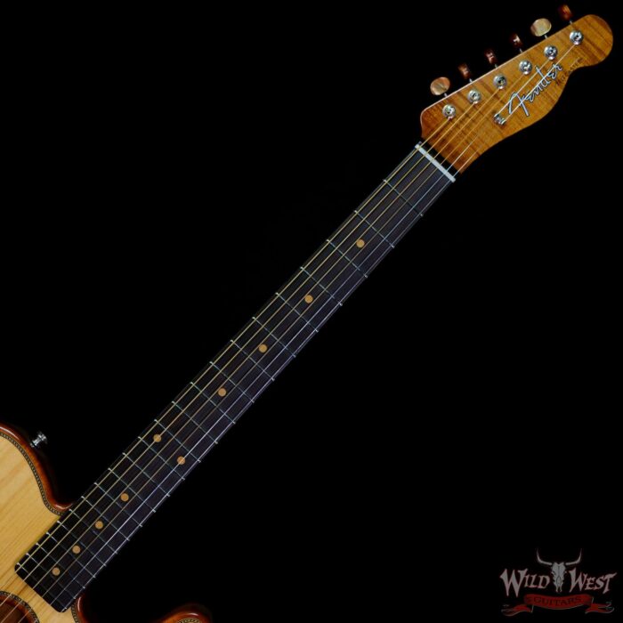 Fender Custom Shop Chris Fleming Masterbuilt Knotty Acoustasonic Telecaster Deluxe Closet Classic - Image 4