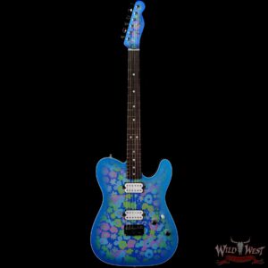 Fender Custom Shop Carlos Lopez Masterbuilt 1967 Ash Telecaster Custom HH Roasted Maple Neck NOS Blue Flower - Image 3