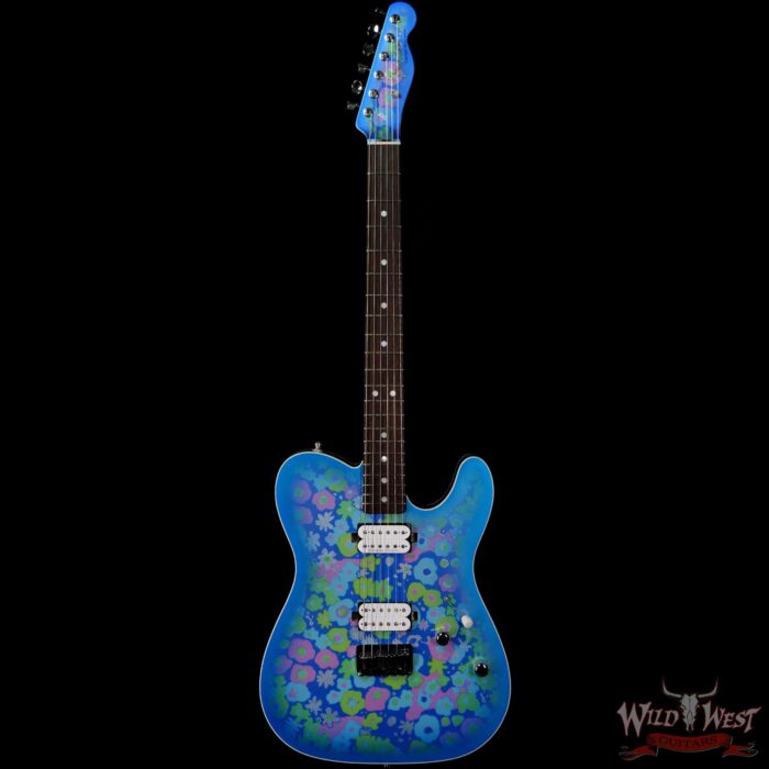 Fender Custom Shop Carlos Lopez Masterbuilt 1967 Ash Telecaster Custom HH Roasted Maple Neck NOS Blue Flower - Image 3
