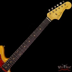 Fender Custom Shop Carlos Lopez Masterbuilt 1962 Jazzmaster Hand-Wound Pickups Journeyman Relic Super Faded Aged Olympic White - Image 4