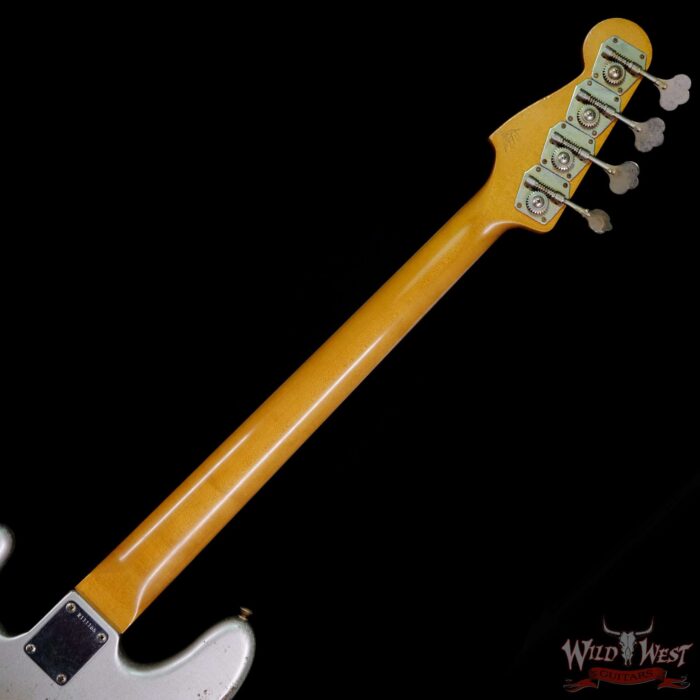 Fender Custom Shop Carlos Lopez Masterbuilt 60’s Precision Bass P-Bass Josefina Hand-Wound Pickup Relic Inca Silver - Image 5