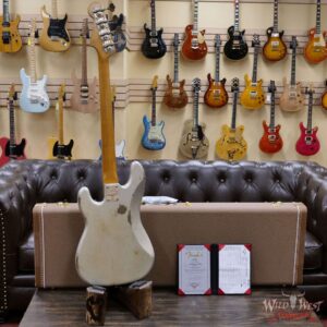 Fender Custom Shop Carlos Lopez Masterbuilt 60’s Precision Bass P-Bass Josefina Hand-Wound Pickup Relic Inca Silver - Image 10