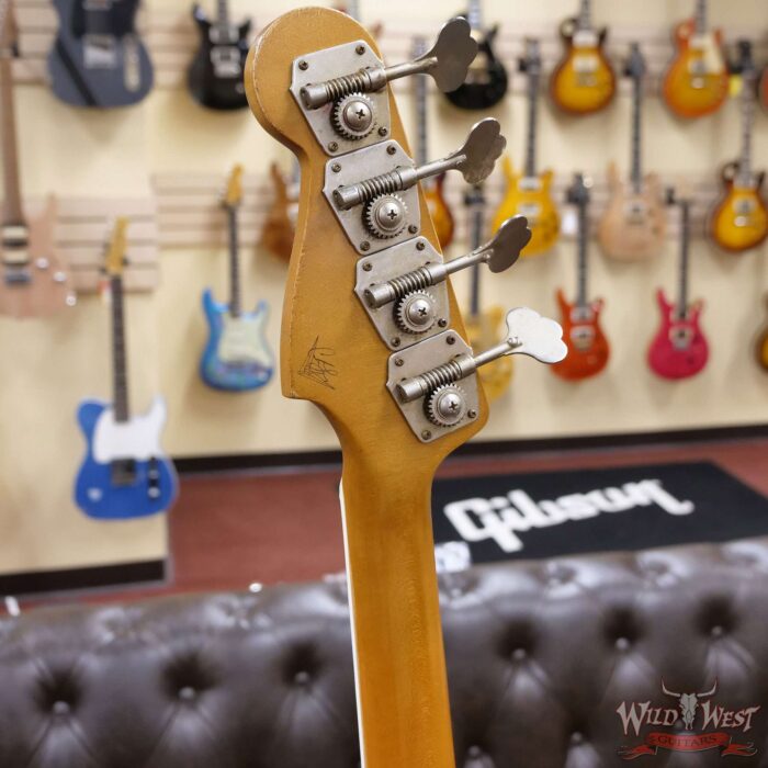 Fender Custom Shop Carlos Lopez Masterbuilt 60’s Precision Bass P-Bass Josefina Hand-Wound Pickup Relic Inca Silver - Image 11