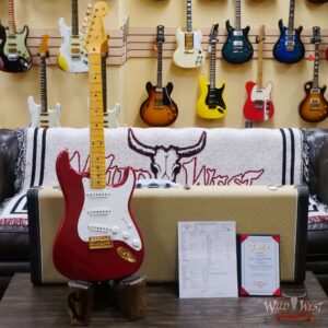 Fender Custom Shop David Brown Masterbuilt Late 50’s Stratocaster Lush Closet Classic Dakota Red with Gold Hardware - Image 6