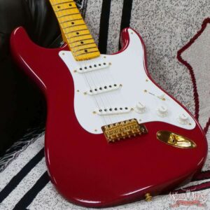 Fender Custom Shop David Brown Masterbuilt Late 50’s Stratocaster Lush Closet Classic Dakota Red with Gold Hardware - Image 8