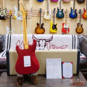 Fender Custom Shop David Brown Masterbuilt Late 50’s Stratocaster Lush Closet Classic Dakota Red with Gold Hardware - Image 11
