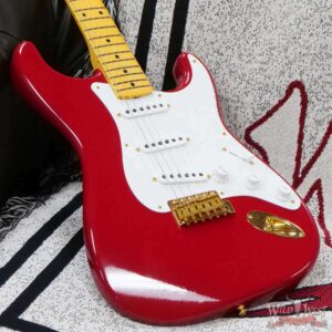 Fender Custom Shop David Brown Masterbuilt Late 50’s Stratocaster Lush Closet Classic Dakota Red with Gold Hardware - Image 8