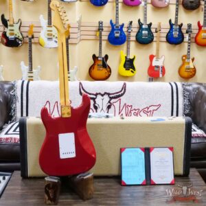 Fender Custom Shop David Brown Masterbuilt Late 50’s Stratocaster Lush Closet Classic Dakota Red with Gold Hardware - Image 10
