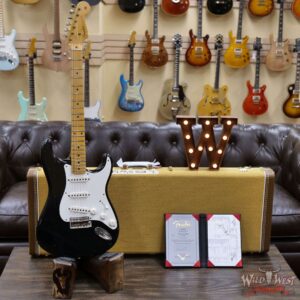 Fender Custom Shop Dennis Galuszka Masterbuilt 1955 Stratocaster Hand-Wound Pickups Journeyman Relic Black - Image 6