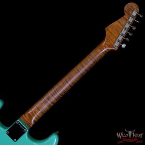 Fender Custom Shop Dennis Galuszka Masterbuilt Roasted 1959 Stratocaster Journeyman Relic Brazilian Rosewood Slab Board Hand-Wound Pickups Aged Surf Green - Image 5
