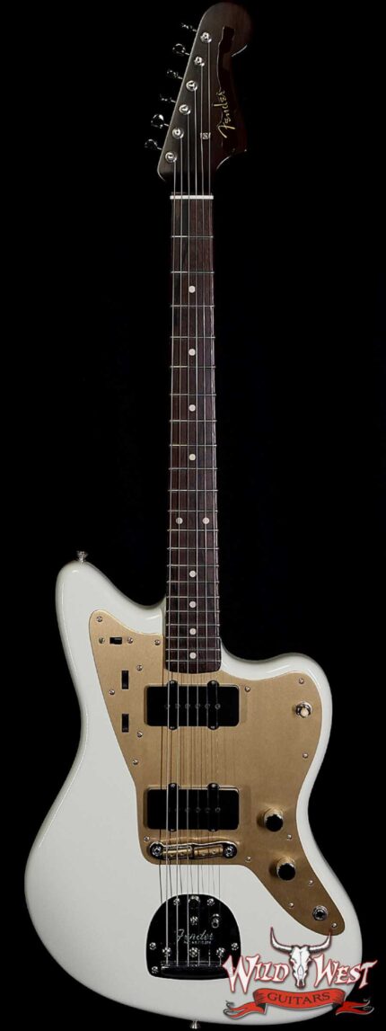 Fender Custom Shop Dennis Galuszka Masterbuilt 1958 Jazzmaster Brazilian Rosewood Neck Lush Closet Classic India Ivory