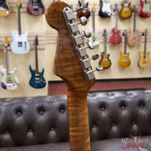 Fender Custom Shop Dennis Galuszka Masterbuilt Roasted 1959 Stratocaster Brazilian Rosewood Slab Board Hand-Wound PUs Journeyman Relic Purple Sparkle - Image 10