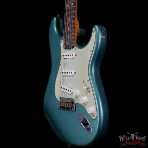 Fender Custom Shop Dennis Galuszka Masterbuilt Roasted 1959 Stratocaster Journeyman Relic Brazilian Rosewood Slab Board Hand-Wound Pickups Sherwood Green - Image 2