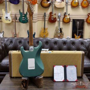 Fender Custom Shop Dennis Galuszka Masterbuilt Roasted 1959 Stratocaster Journeyman Relic Brazilian Rosewood Slab Board Hand-Wound Pickups Sherwood Green - Image 10