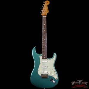 Fender Custom Shop Dennis Galuszka Masterbuilt Roasted 1959 Stratocaster Journeyman Relic Brazilian Rosewood Slab Board Hand-Wound Pickups Sherwood Green - Image 3