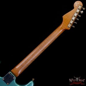 Fender Custom Shop Dennis Galuszka Masterbuilt Roasted 1959 Stratocaster Journeyman Relic Brazilian Rosewood Slab Board Hand-Wound Pickups Sherwood Green - Image 5