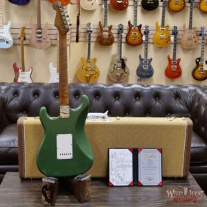 Fender Custom Shop Dennis Galuszka Masterbuilt Roasted 1959 Stratocaster Brazilian Rosewood Slab Board Hand-Wound PUs Journeyman Relic Aged Sage Green Metallic - Image 9