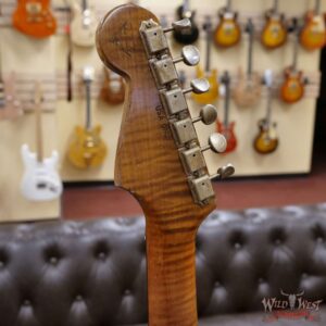 Fender Custom Shop Dennis Galuszka Masterbuilt Roasted 1959 Stratocaster Brazilian Rosewood Slab Board Hand-Wound PUs Journeyman Relic Aged Sage Green Metallic - Image 10