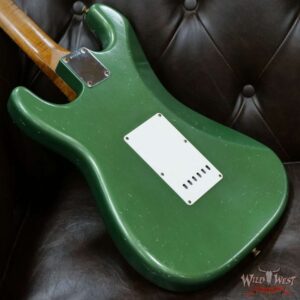 Fender Custom Shop Dennis Galuszka Masterbuilt Roasted 1959 Stratocaster Brazilian Rosewood Slab Board Hand-Wound PUs Journeyman Relic Aged Sage Green Metallic - Image 11