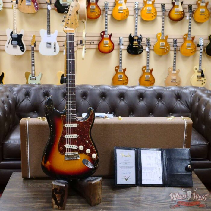 Fender Custom Shop Dennis Galuszka Masterbuilt 1960 Stratocaster Relic Josefina Hand-Wound Pickups 3 Tone Sunburst - Image 6