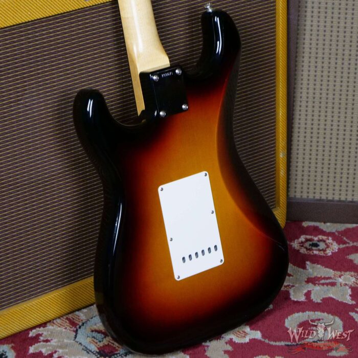 Fender Custom Shop Dennis Galuszka Masterbuilt 1961 Stratocaster Lush Closet Classic AAA Rosewood Slab Board 3 Tone Sunbusrt - Image 12