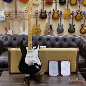 Fender Custom Shop Dennis Galuszka Masterbuilt 50’s Stratocaster Josefina Hand-Wound Pickups Lush Closet Classic Black - Image 6