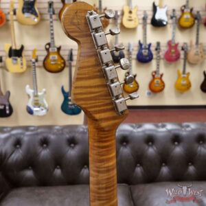 Fender Custom Shop Dennis Galuszka Masterbuilt Roasted 1959 Stratocaster Brazilian Rosewood Slab Board Hand-Wound PUs Journeyman Relic Aged Sonic Blue - Image 10